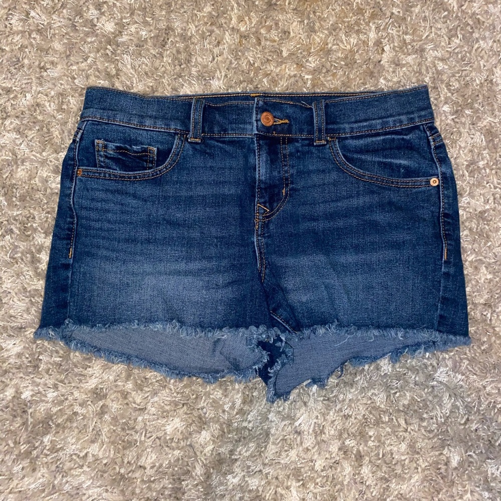 women’s blue jean shorts